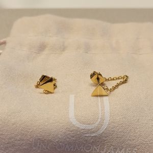 Uncommon James chain huggie earrings